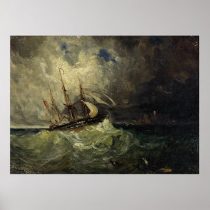 Póster La Tempête - Félix Ziem