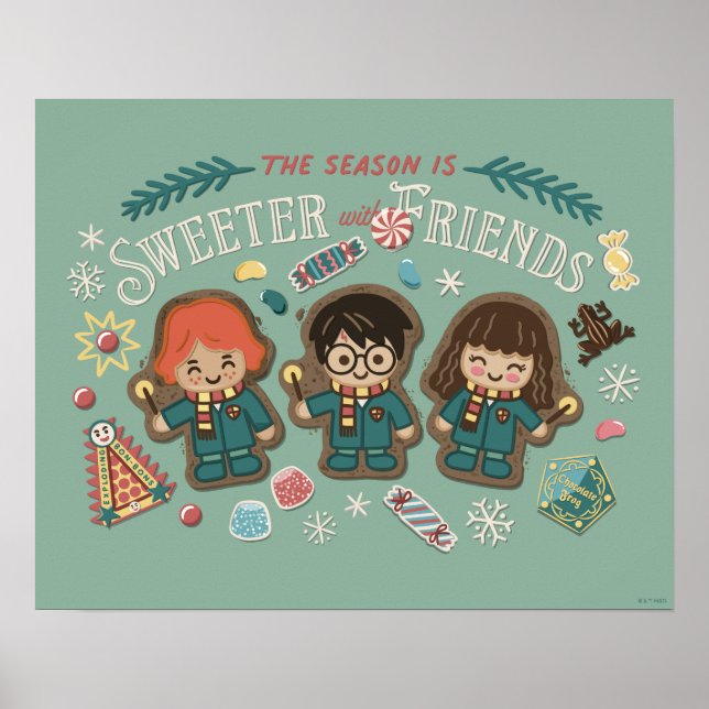 Póster La Temporada es Más Dulce con Amigos (Frente)
