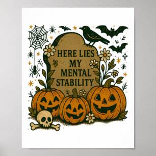 Póster La temporada espeluznante del horror de Halloween