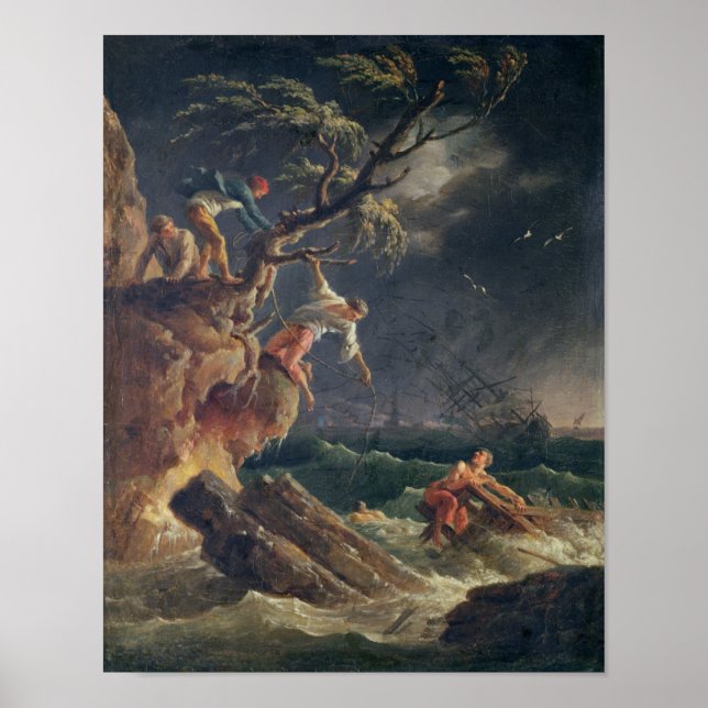 Póster La tentación, c.1762 (Frente)