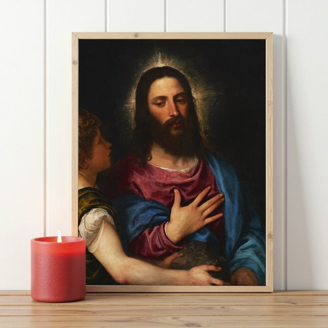 Póster La tentación de Cristo, titiano, religioso (Subido por el creador)