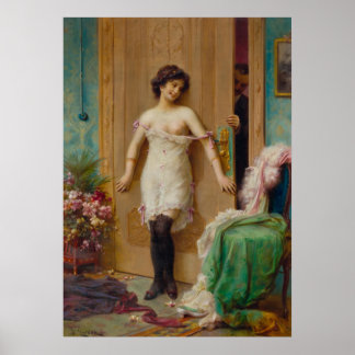 Póster La tentación de Hans Zatzka - poster