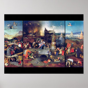 Póster La tentación de San Antonio, Bosch
