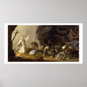 Póster La tentación de St Anthony (el panel)