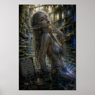 Póster La Tentadora / La Sirena / El Río Cubierto de Vege