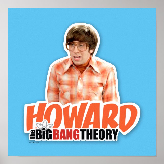 Póster La teoría del Big Bang | Howard (Frente)