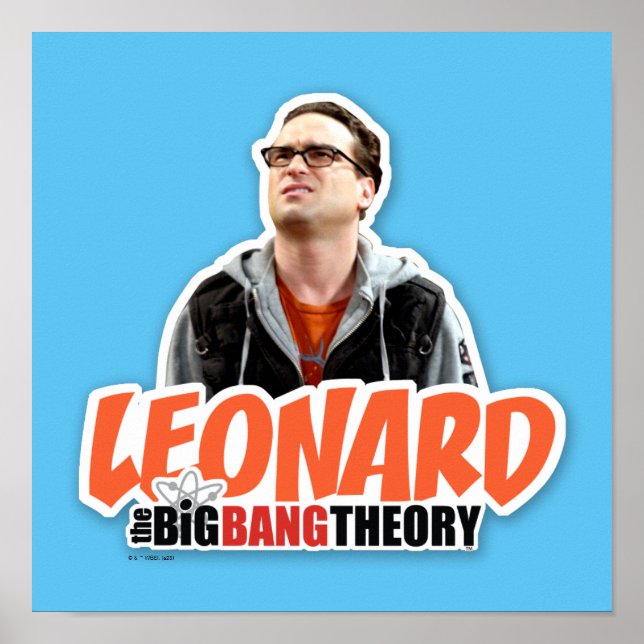 Póster La teoría del Big Bang | Leonard (Frente)