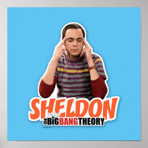 Póster La teoría del Big Bang   Sheldon