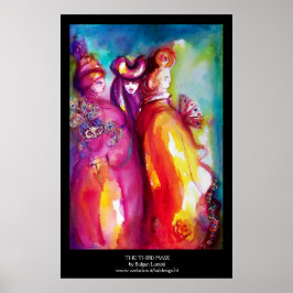 Póster LA TERCERA MÁSCARA / Pelota de Mascaradas del Carn