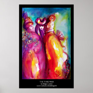 Póster LA TERCERA MÁSCARA / Pelota de Mascaradas del Carn