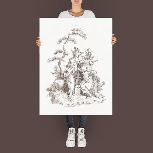 Póster La Terre" de la serie "Los Cuatro Elementos".