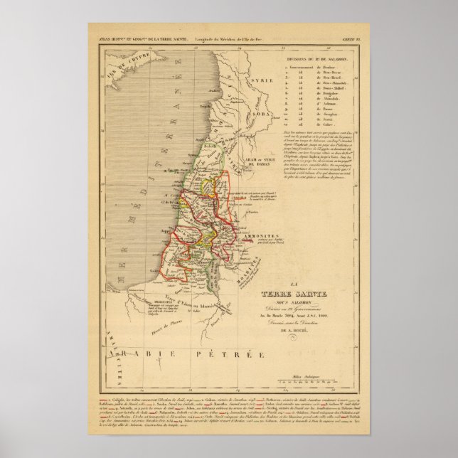 Póster La Terre Sainte sous Salomon (Frente)