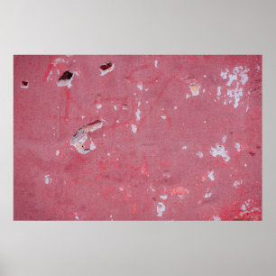 Póster La textura de la antigua pared con arañazos, griet