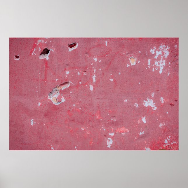 Póster La textura de la antigua pared con arañazos, griet (Frente)