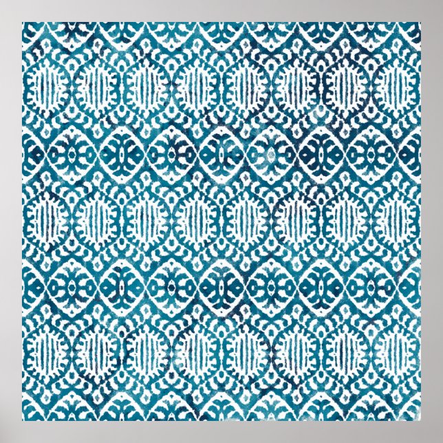 Póster La textura geométrica repite el patrón moderno cre (Frente)