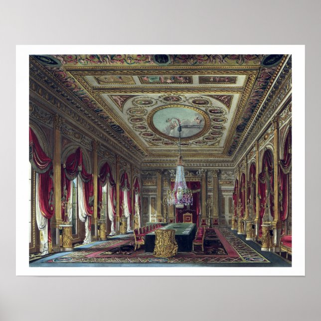 Póster La Throne Room, Carlton House, de 'The History (Frente)