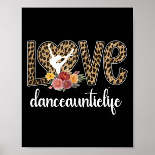 Póster La tía bailarina Tía De Una Bailarina Orgullosa Ba