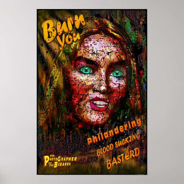Póster La tía Elise te quema la sangre de Philandering (Frente)