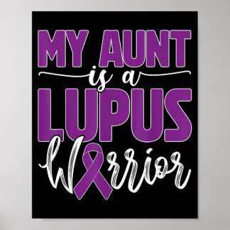 Póster La tía es una guerrera del lupus Familia de apoyo