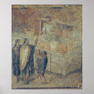 Póster La tienda de panadería de la Casa del