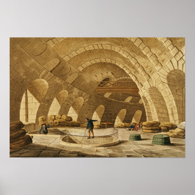 Póster La tienda de trigo, rue de Viarmes (Frente)