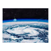 La Tierra desde una altura giratoria