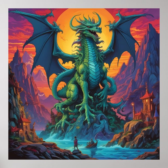 Póster La Tierra Es el Dragón (Frente)