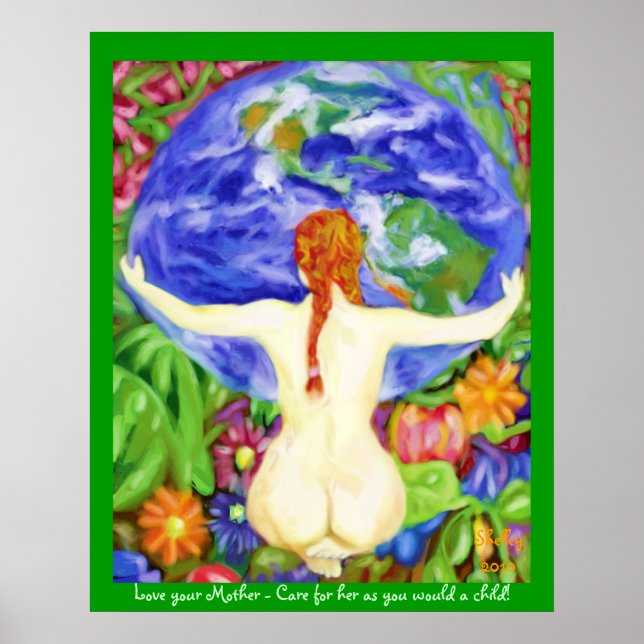 Póster La Tierra es mi madre (Frente)