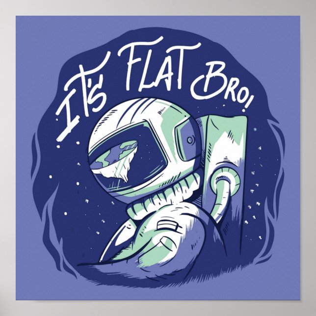 Póster La Tierra es un espacio exterior divertidísimo en  (Frente)