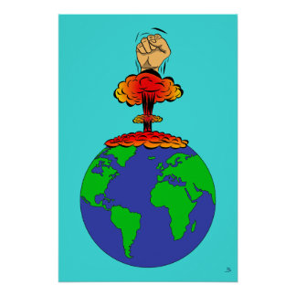 Póster La Tierra está en peligro