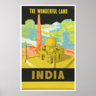 Póster La tierra maravillosa: India