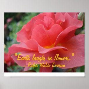 Póster La Tierra ríe en flores