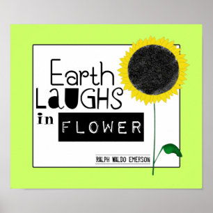 Póster La Tierra ríe en la flor