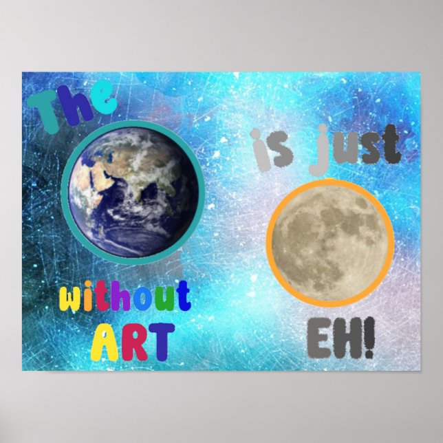 Póster La Tierra sin Arte, (Frente)