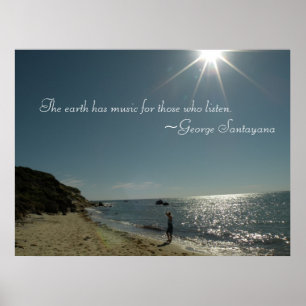 Póster La tierra tiene música para los que escuchen