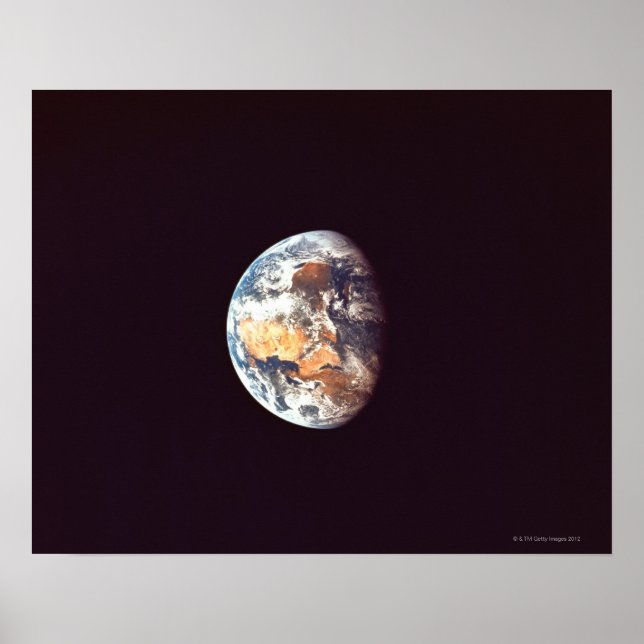Póster La Tierra vista desde el espacio (Frente)