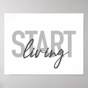 Póster La tipografía urbana moderna, simple y fresca empi