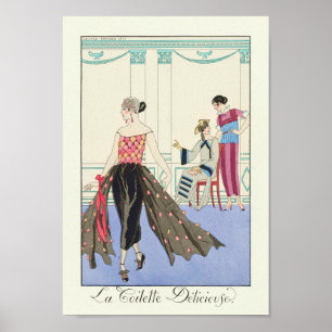Póster La Toilette Délicieuse (1922) de Barbier