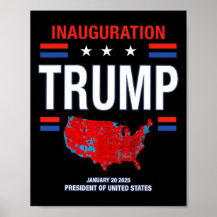 Póster La toma de mando del presidente Donald Trump en 20