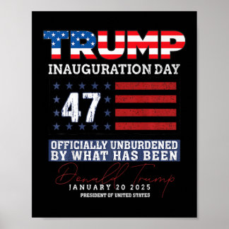 Póster La toma de mando del presidente Donald Trump en 20