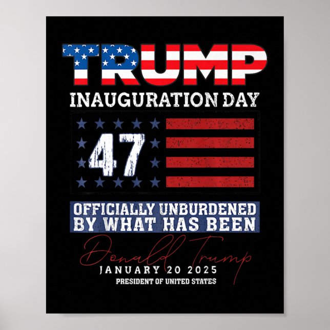 Póster La toma de mando del presidente Donald Trump en 20 (Frente)