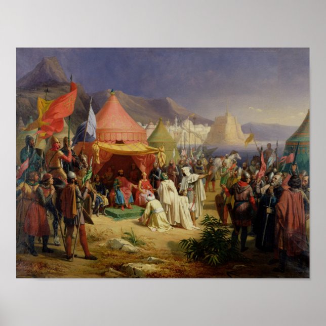 Póster La toma de Trípoli, 11 de abril de 1842 (Frente)