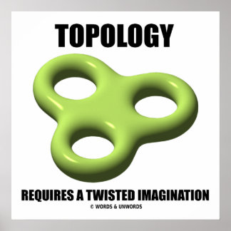 Póster La Topología Requiere Un Toroide De Imaginación Gi