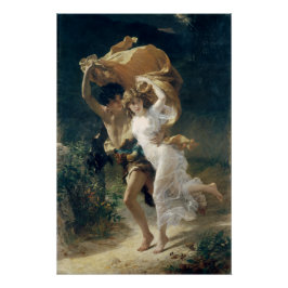 Póster La tormenta de Pierre Auguste Cot