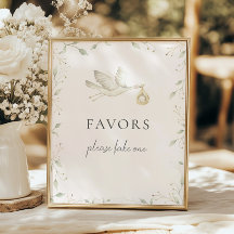 La tormenta verde Baby Shower favorece el Rótulo