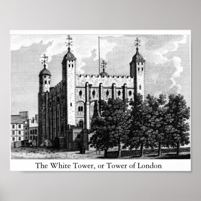 Póster La Torre Blanca o la Torre de Londres (Frente)