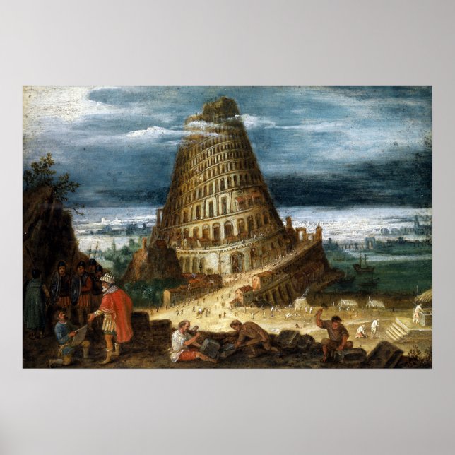 Póster La Torre de Babel (Frente)