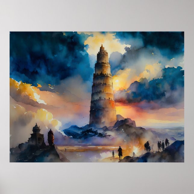 Póster La Torre De Babel (Frente)