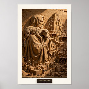 Póster LA TORRE DE BABEL - Génesis 11:4 (Limpio)