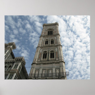 Póster La torre de Giotto, Florencia, Italia